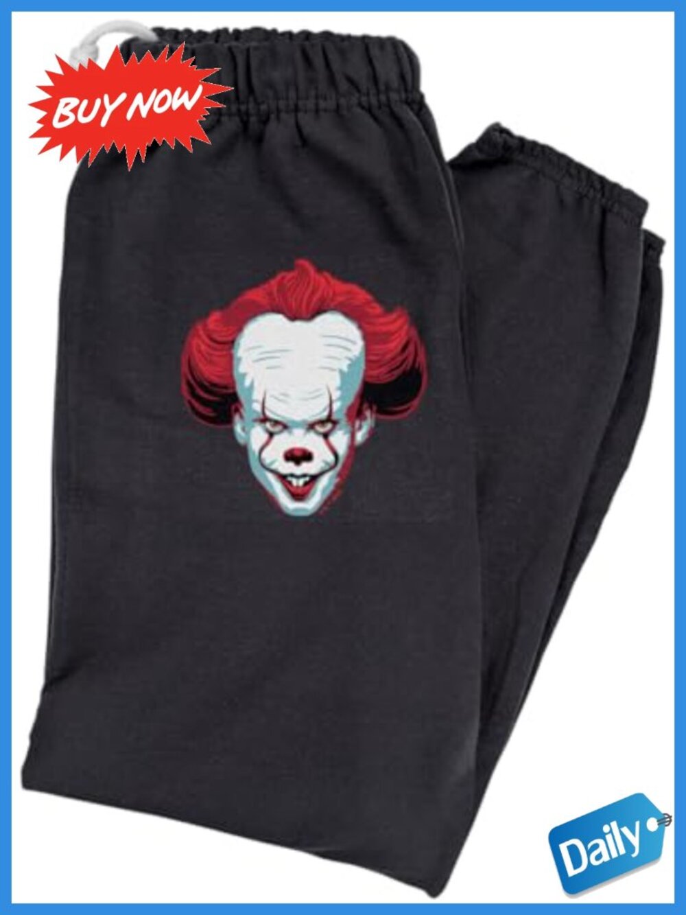 Unisex Jogger Sweatpants Cotton Polyester Drawstring Cuffed